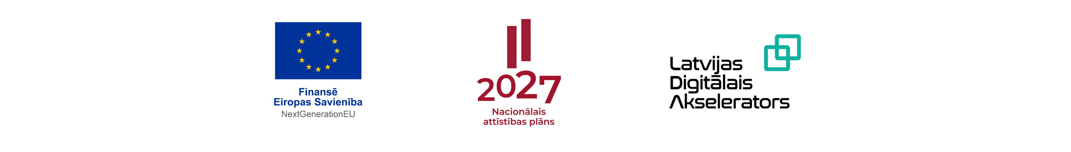Eiropas Savienības un Atjaunošanas un noturības mehānisma līdzfinansējuma logotipi